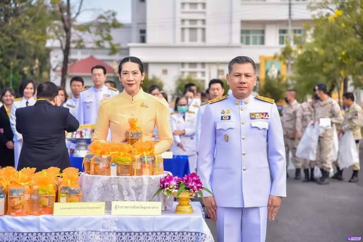 เหยี่ยวข่าวภูธร ศูนย์ข่าวมุกดาหาร จังหวัดมุกดาหารจัดพิธีสวดเจริญพระพุทธมนต์ ทำพิธี