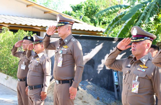 ลพบุรี พิธีเปิดอาคารห้องปฏิบัติการจราจรสถานีตำรวจภูธรโคกสำโรง จังหวัดลพบุรี