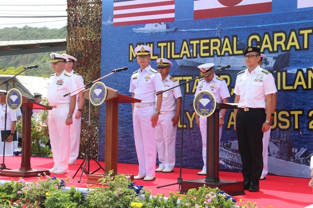 เปิดการฝึกผสม “MULTILATERAL CARAT 2024” ไทย-สหรัฐฯ-สิงคโปร์ สร้างความมั่นคงทางทะเล