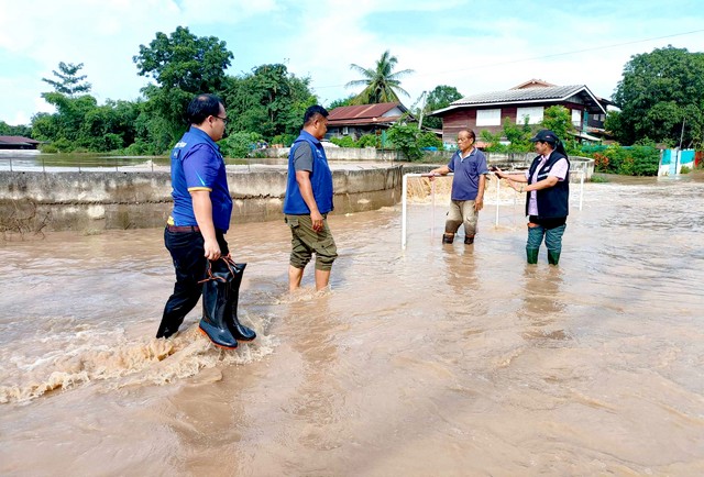 พิจิตรระทมน้ำจากเทือกเขาเพชรบูรณ์ไหลเข้าท่วม3หมู่บ้าน50ครัวเรือน