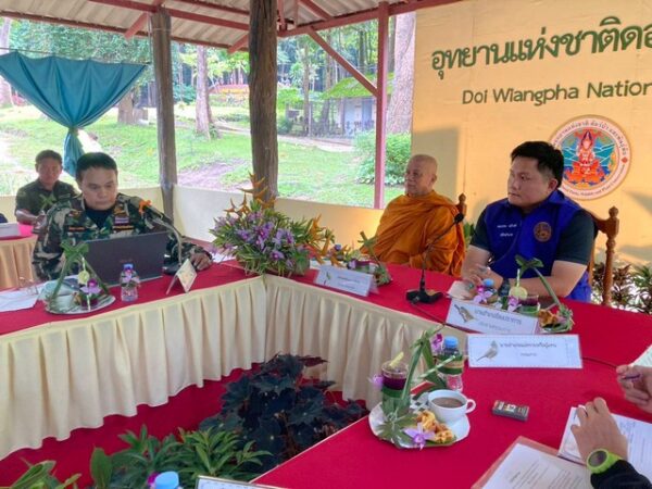 จังหวัดเชียงใหม่ อุทยานแห่งชาติดอยเวียงผาประชุมกรรมการเพื่อพัฒนาแหล่งท่องเที่ยว