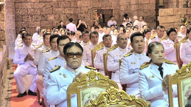 ประจวบคีรีขันธ์ อำเภอทับสะแก จัดพิธีบำเพ็ญกุศลสัตตมวาร 7 วัน เพื่ออุทิศถวายเป็นพระราชกุศสมเด็