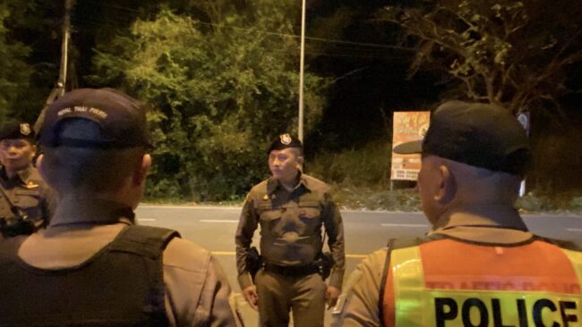 จันทบุรี-สภ.นายายอาม เข้ม!กวดขันวินัยจราจร เมาไม่ขับหวังลดอุบัติเหตุและความสูญเสียในช่วง ค่ำคืน