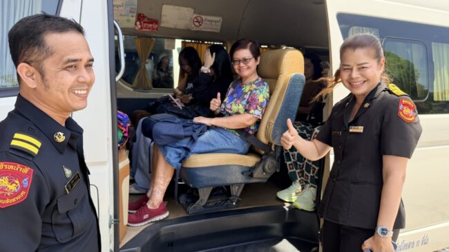 ขนส่งจังหวัดยะลาตรวจความพร้อมรถโดยสารคนขับรับสงกรานต์