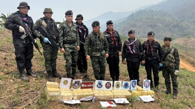 จังหวัดเชียงใหม่ ทหารพรานปะทะยึดยาบ้า 5 แสนเม็ด หนีรอด