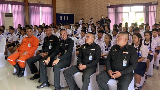 อำเภอฝาง จังหวัดเชียงใหม่ศูนย์ปิโตรเลียมภาคเหนือฯอบรมต้านยาเสพติดให้เยาวชน 22พฤษภาคม 2569