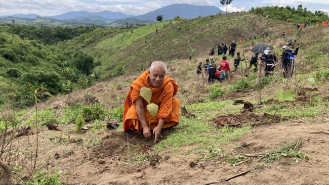 อำเภอไชยปราการ จังหวัดเชียงใหม่ ร่วมใจปลูกป่าคืนผืนดินถวายเป็นพระราชกุศลวันแม่