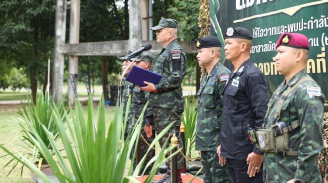 แม่ทัพภาคที่ 2 ตรวจเยี่ยม ให้โอวาท เสริมขวัญกำลังใจ กำลังพลผู้เข้ารัการ